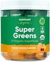 Nutricost Organic Super Greens (Orange Sunrise Flavored) 20 Stickpacks - Gluten-free, non-GMO