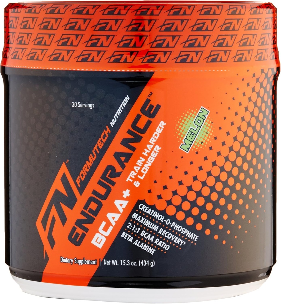 Endurance BCAA Plus, deseñado para adestramento máis duro e máis longo con Beta Alanine, Melon, 434 Gram