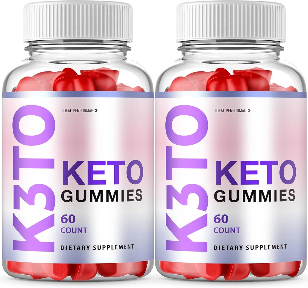 IDEAL PERFORMANCE (2 팩) K3TO. Ketos Gummies K3TO Gummies K3에서 Gummies (120 Gummies)