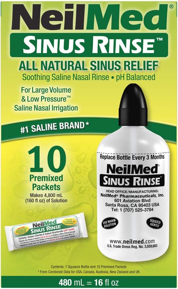 Sinus Rinse 16oz Bouteille extra grande