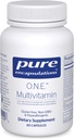 Pure Encapsulations O.N.E. Multivitamin - Raz dziennie Multivitamina z przeciwutleniaczem Metafolin, CoQ10, i Luteina do wsparcia Vision, Cognitive Function, i Cellular Health * - 60 Kapsułki