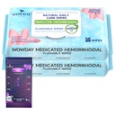 Flushable Hemorrhoid Wipes | Medicated Witch Hazel Wipes Ph Balanced | 112 Count Natural Fragrance Free Adult Hemorrhoids Witch Hazel Wipe for Butt Itch