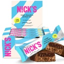 Nick’s Triple Chocolate Protein Bars – 12-Count Box | High Protein, Calorie basse, Carbi bassi, Keto Friendly, Non Aggiunto Zucchero