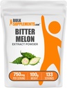 BulkSupplements.com Bitter Melon Ekstraktiv Toz - Bitter Melon Supplement, Bitter Gourd Özü - Herbal Supplement, Gluten Free, 100g (3.5 oz) (Paket 1)