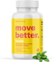 Move Better - Natural Joint Supplements for Women and Men | Apoia a mobilidade, reparación de cartilaxes e saúde conxunta | acción rápida MSM Chondroitin & Glucosamine Joint and Knee Supplements | 90 cápsulas