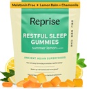 Melatonin Gratis naturlig søvnhjelp Gummier for voksne ® NO Melatonin ® Herbal Jujube & Kamille, Lemon Balm - dyp søvn Supplement og avslapping for zzz, 45 Vegan Gummies (45 Gummies (1 pakke))