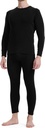 BAMBOO COOL Men's Thermal Underwear with Soft Fleece Lined Base Layer Cold Weather Top