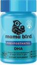 Best Nest Wellness Mama Bird Prenatal DHA - Integratore di salute con Omega-3 DHA & EPA - Integratore di olio di pesce per le donne incinte - Supporta il cervello e lo sviluppo degli occhi - 60 Softgels