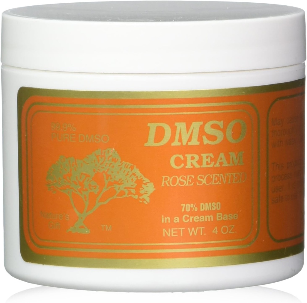DMSO Cream, Rose Lõhnav, 4 Oz