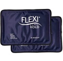 2 FlexiKold Gel Ice Packs - Ice Packs for Injuries Reusable, Back Pain Relief, Knee Ice Pack Wrap, After Surgery, Ice Pack for Knee - 6303-COLD-2PK by NatraCure - Medium – 2PK