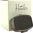Houder Classi Grey Metal Pill Box Декоративен калъф за хапчета с кутия за подарък - Носете вашите лекарства в стил (Rectangular)