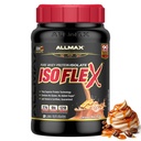 ALLMAX ISOFLEX Pure Whey Isolate Protein Powder - Gluten Free, Low Lactose, Sugar-Free - High-Protein, Clean, Keto-Friendly for Pre Post Workout Supplement for Women and Men | Caramel Macchiato, 2lb