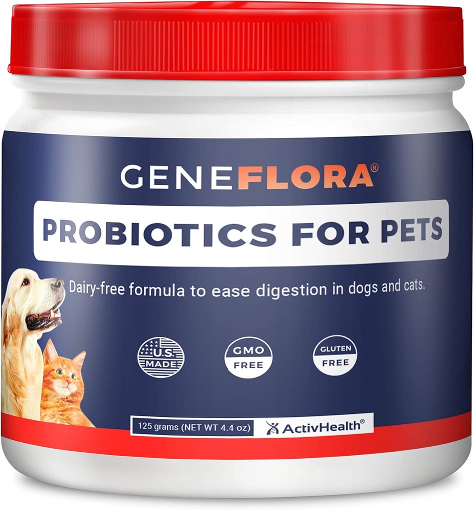 Digestive Enzymes and Probiotics for Dogs, Cats, Rabbits and More to Boost Immunity, Relieve Allergies, Reduce Doggy Breath, Reduce Diarrhea and Gas och Promote Regular Bowel Movements