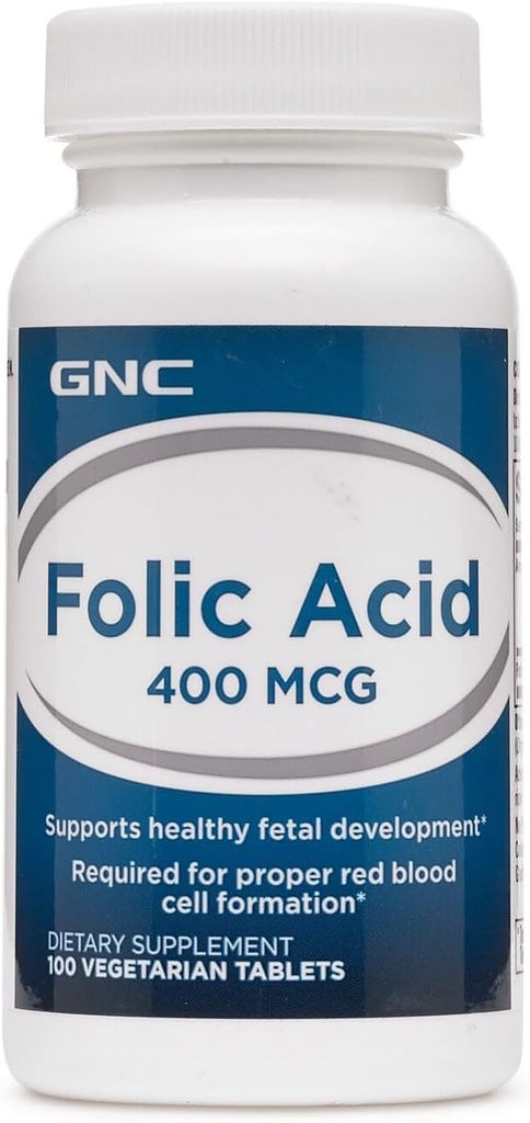 GNC Folic Acid 400 mcg (100 tabletter)