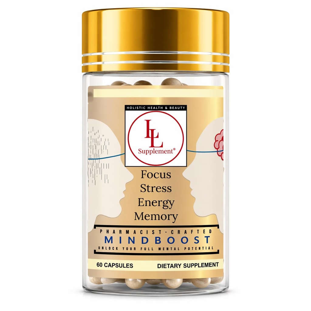 MindBoost Focus & Clarity Supplement with Lion’s Mane, Cistanche, B Complex, Alpha Lipoic Acid & Forsythia, Pharmacist-Crafted Daily Nootropic Support, 60 Capsules