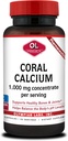 Olympian Labs Coral Calcium 1000mg Koncentrate Capsules, Supplementing sveiki Bones and pH Balance - 90 Capsules