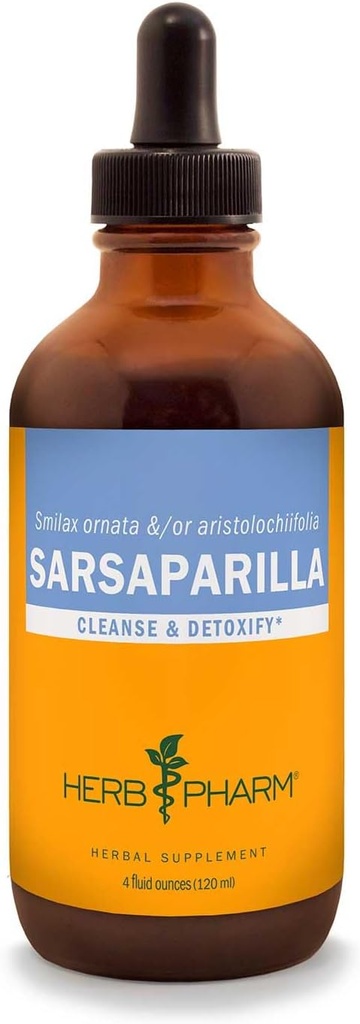 Herb Pharm Sarsaparilla tekutý extrakt pro čištění a detoxikaci - 4 Ounce