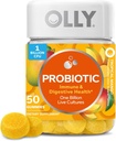 GOLY Probiotic Gummmy, suport de l'Imne i de resum, 1 Bilion CFUs, Chewable Probiotic suplementari, Mango, 25 dies de distribuïdora - 50 comte