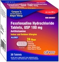 Ohm Non Drowsy Fexofenadine Antihistamine Indoor Allergy Relief Tablets 30ct