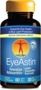 EyeAstin, BioAstin Hawaiian Astaxanthin con Lutein & Zeaxanthin, Supporta la salute degli occhi naturalmente, 60 Conte