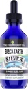 Food Movement Co. Black Earth Silver 20ppm 4 oz Dropper - Vegan Colloidal Silver Liquid med Humic och Fulvic Acids och Trace Minerals för Digestion, Immune Support och Whole Body Health