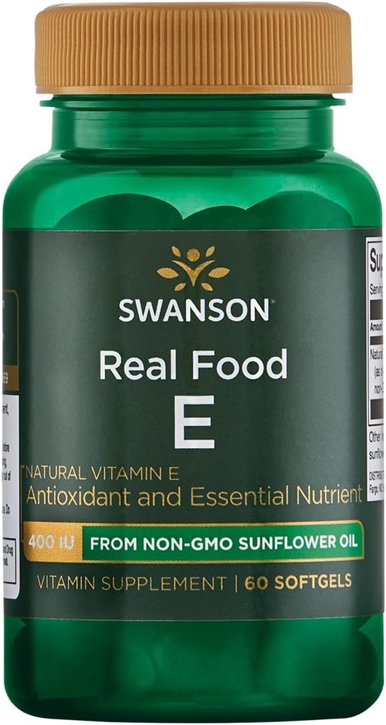 Swanson NAT E-400 thực phẩm 400IU(268MG) 60S
