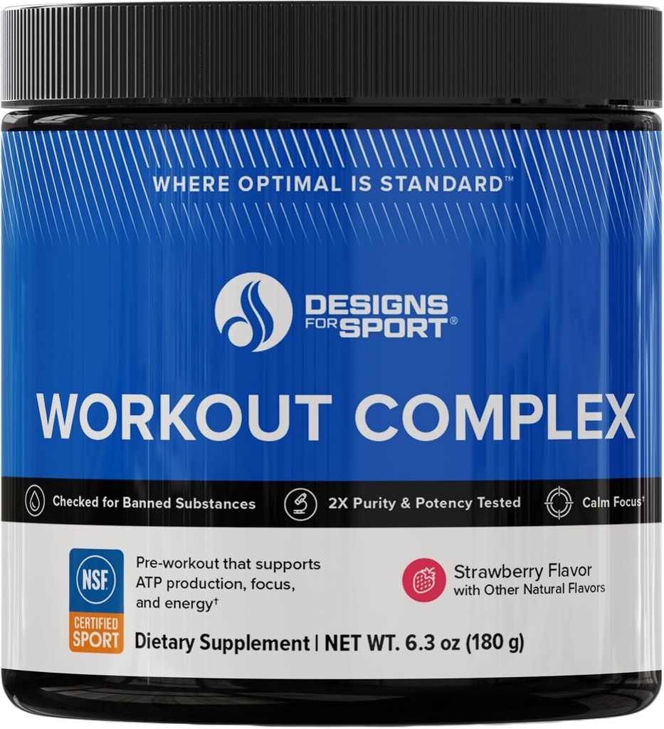 Progetti per il complesso di allenamento sportivo - Certificato NSF per la polvere di allenamento Sport Pre - L-tirosina, Acetyl L-Carnitina, Creatina e Caffeina per supportare il recupero di allenamento, l'energia e la messa a fuoco (6.3 oz)