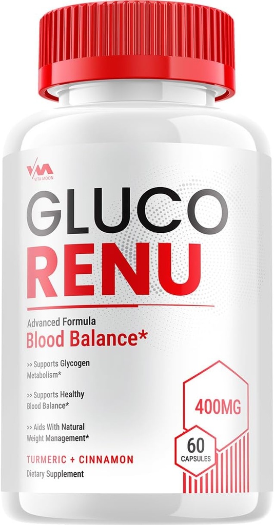 ( Pack) Phụ Gluco Renu, GlucoReu Capsule - Công thức Gluco Renu cao cấp, GlucoRanu Power Reviews, 60 Capsules