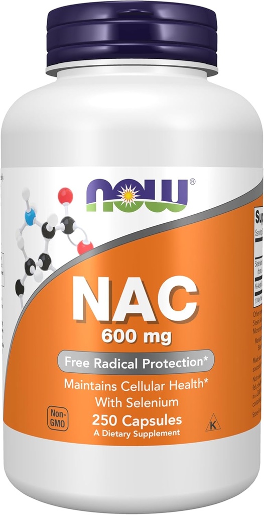 Acum Suplimente, NAC (N-Acetyl Cysteine) 600 mg cu Seleniu, 250 Veg Capsule