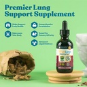 Bright Lungs - Lung Detox Support Supplement, mis aitab säilitada üldist kopsude ja hingamisteede tervist - Grindelia, Lobelia, Lagrits, Wild Cherry & More!