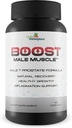 Boost Hombre - Maximum Strength Prostate Support for Men - Promote Full Bladder Emptying Day & Night - Support Mejorado Flujo de Sangre con Té Verde - Suplemento de Salud de los Hombres - Apoyo orina