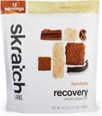Skratch Labs Post Workout Recovery Drink Mix med Horchata, (21.2 oz, 12 portioner) med komplett mjölkprotein av Casein och Whey och Probiotika, Gluten Free, Kosher, Vegetarian