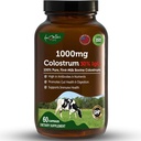 Szarvasmarha Colostrum kapszula 1000mg kapszula Lactoferrin kiegészítéssel, Szarvasmarha Colostrum támogatja az immunrendszert, Gut Health & Respiratory System - 60 Szarvasmarha Colostrum kapszula Amatic Life