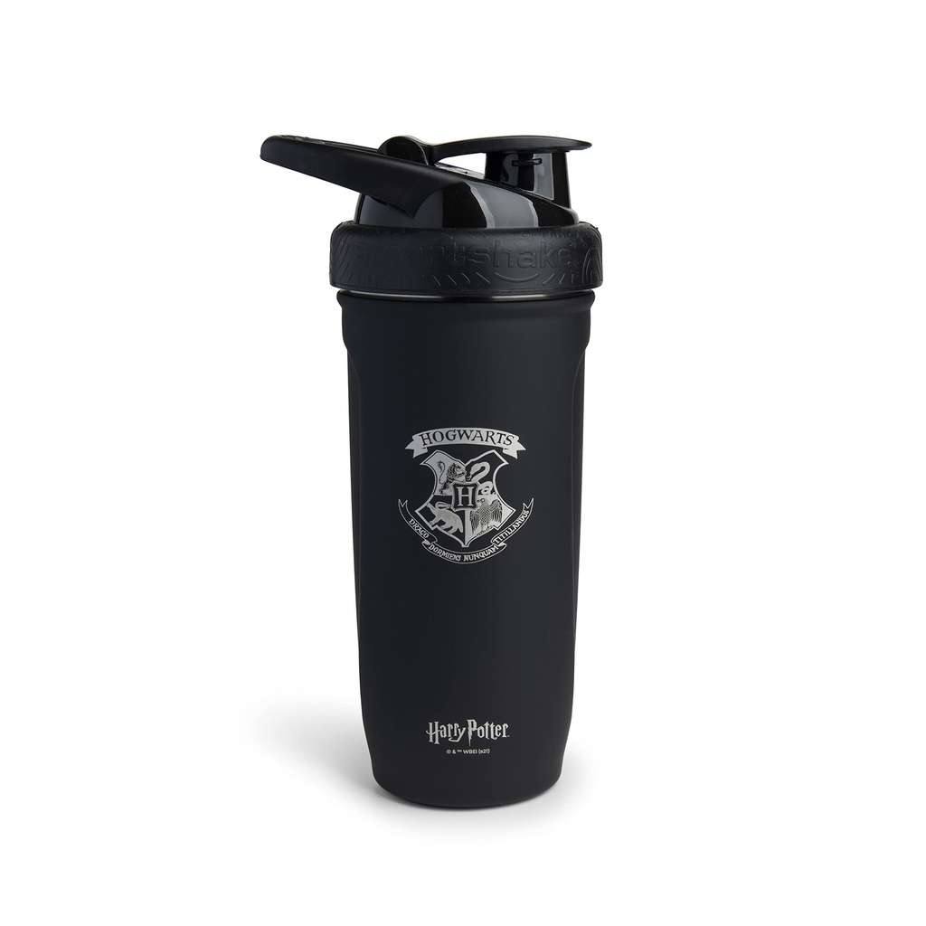 Smart Shake Reforce Stainless Steel Harry Potter Hogwarts Crest Shaker Bottle (900 ML /30oz) | Light Weight Resistance Sports Shaker Bottle with a Soft Lid | Leakproof, BPA Free & DEHP Free