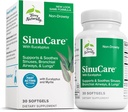 Terry Naturally SinuCare - 320 mg Eucalyptus & Myrtle Oil Complex, 30 Softgels - Sinus, Lung & Bronchial Support, Non-Drowsy - Non-GMO, Gluten-Free - 15