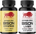 Starter Pack, Grass Fed Bison Liver Capsules, Organ Capsules, Non-GMO, Støtter energiproduksjon, avgifting, Digestion, Immunitet og Full Body Wellness