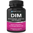 Pure DIM Supplement 250mg Diindolylmethane Plus BioPerine and Dong Quai - Hormone Balance Support for Women and Men, Menopause & Estrogen Support - 90 Vegetarian Capsules