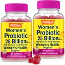Bé. Sí, 25 mil milions de Probítics per a Dones Cranberry i Gabyes D-Mannose (2 empanes) - Implementació de Vaginal i Gut Salut, i Feminine - Dones Probiotics amb 12 Estrans - 60 Grupes