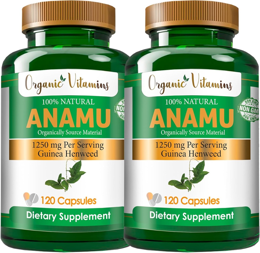 Pantaminata Orgànica Anamu 1250mg 100% d' adults de 240 Capules Total Petiva Allicea Vitamisan
