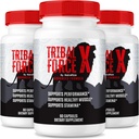 (3 Pack) племенна сила X капсули, племенен ForceXL Max Performance Support За мъже, племенен Форс X Всички природни хапчета, племенни Forces XXL мъжки формула за трайно енергия, племенни Forces X преглед (180 капсули)