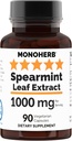 Spearmint Leaf Extract 1000 mg - 90 Veg Capsules