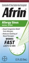 Afrin Allergy Sinus Nasal Spray - Veloce e potente decongestionamento nasale da allergie, per adulti e bambini 6 anni e più vecchi, 0.50 Fl Oz (Pack of 1)