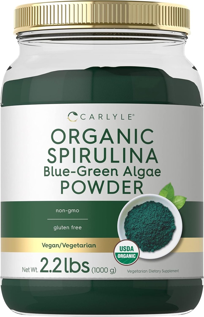 Carlyle Organic Spirulina pulveris 2.2 lbs 