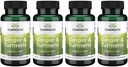 Swanson Full Spectrum Ginger & Turmeric 60 kapsler 4 pakke