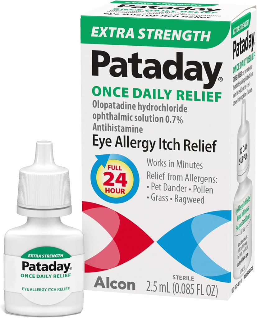 PATADAY 1 kartą per parą Palaikomoji dozė 2, 5 ml, Skaidri, 1 pakuotė