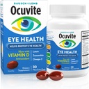 Ocuvite Eye Health, Lutein & Zeaxanthin תוספת, ויטמין עין עם ויטמין D, C, E & אומגה 3, מסייע להגן על בריאות העין, 30 Softgels