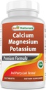 Best Naturals Calcium Magnesium Potassium - 120 Tablets - Non-GMO " Gluten Free