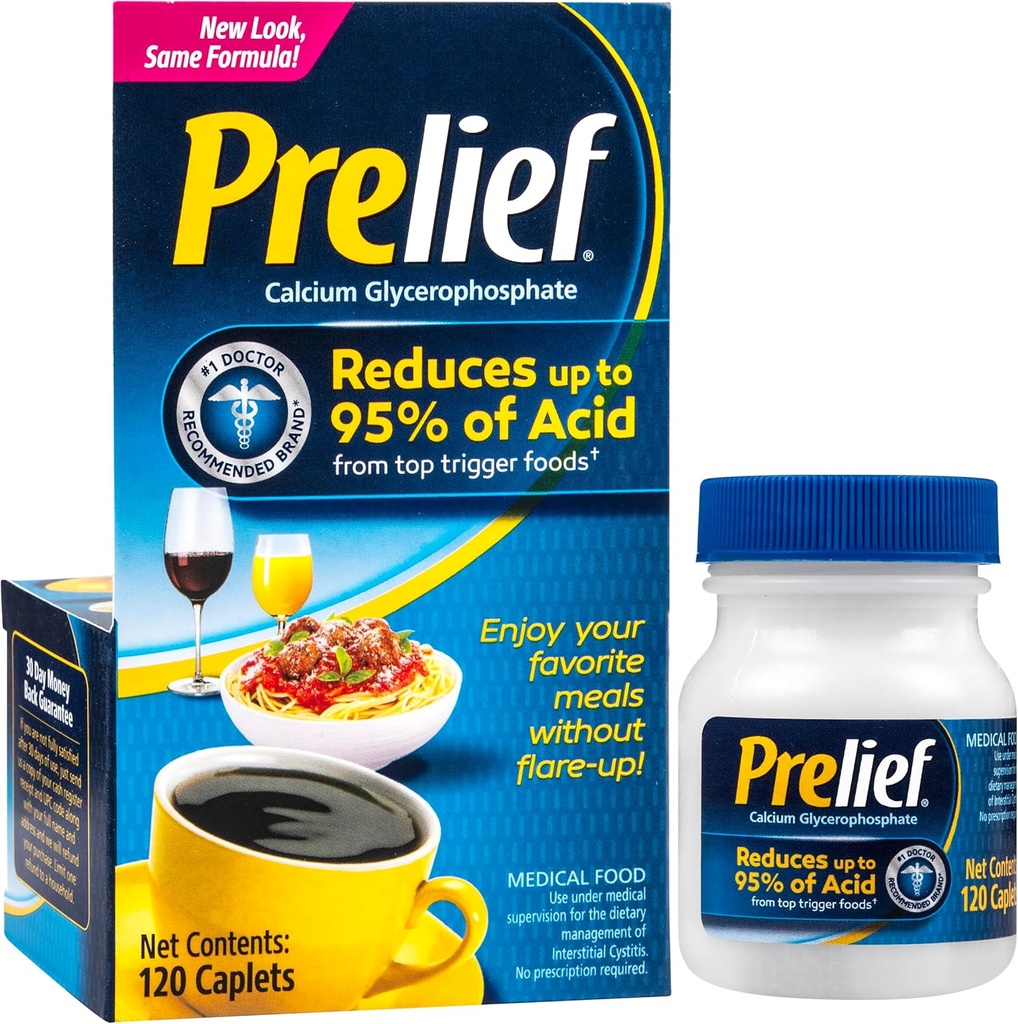 Prelief Acid Distribution Caplets Dietary Supplement, 120 Count