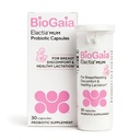 BioGaia Elactia Breastfeeding Probiotic | Lactation Supplements | Newborn Essentials and Probiotics for Both Mom & Baby | Daily Supplement for Healthy Lactation | 30 Count | Breastfeed Happy