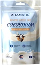 Vitamatic Bovine Colostrum 30% IgG Powder 180 gram (6.34 OZ) - supplement for Gut Health, Hair Growth, Beauty, Muscle Recovery, " Immune Support - easy to Mix - (Unflavored)
